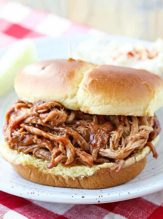 Slow Cooker BBQ Pulled Pork Tenderloin