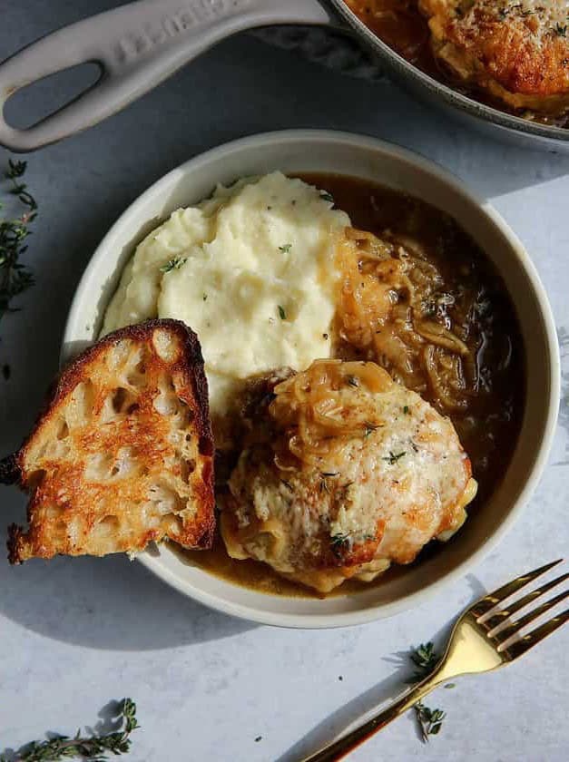 One Pan French Onion Chicken