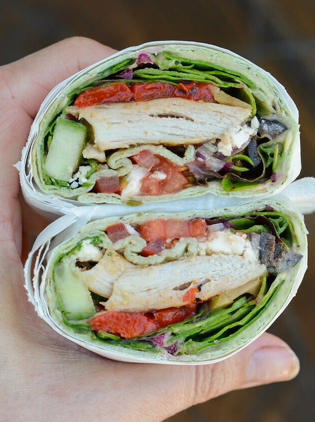 Greek Chicken Wrap