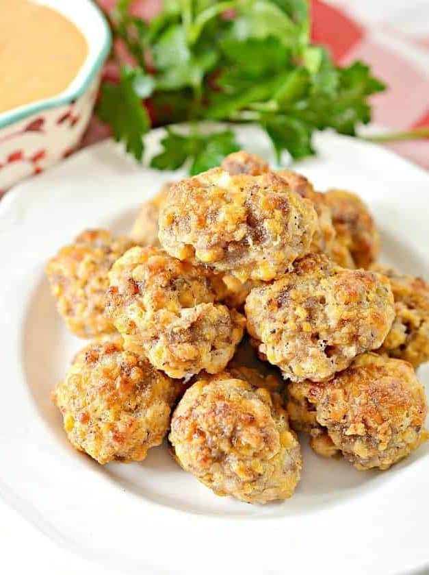 Keto Cream Cheese Sausage Balls