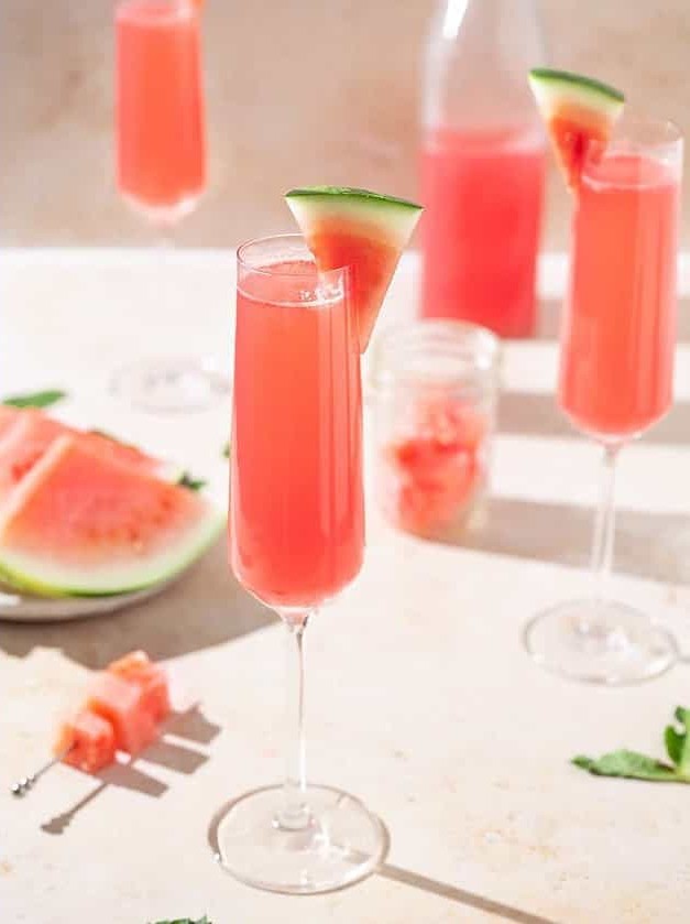 Watermelon Mimosas