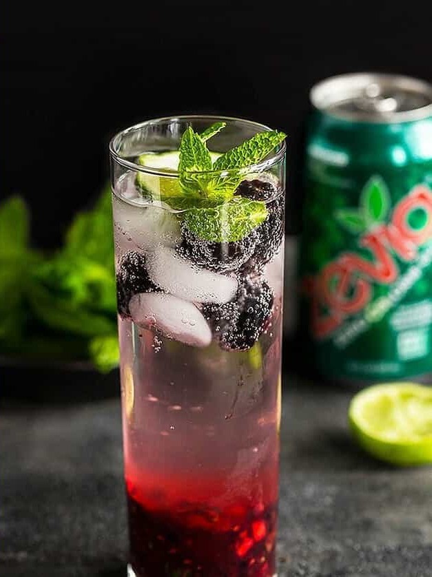 Virgin Blackberry Ginger Mojito