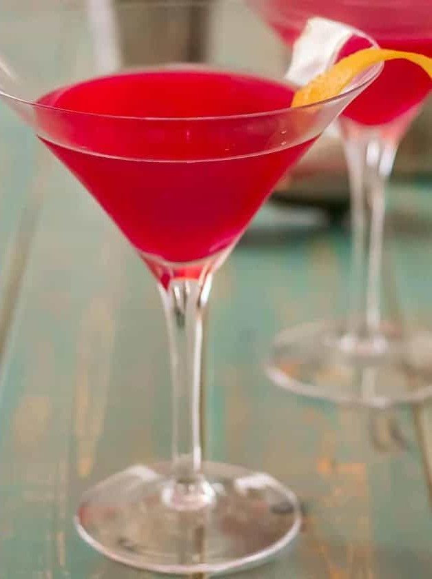 Ginger Hibiscus Martini