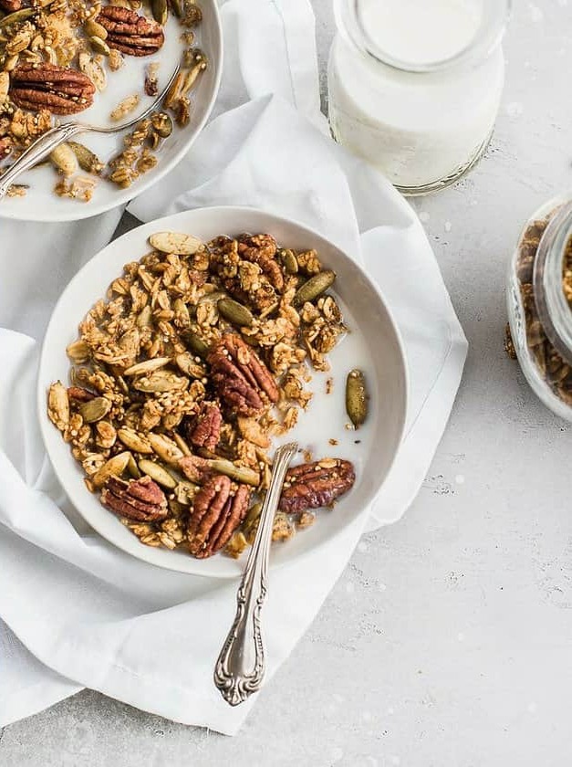 Vegan Maple Quinoa Harvest Granola