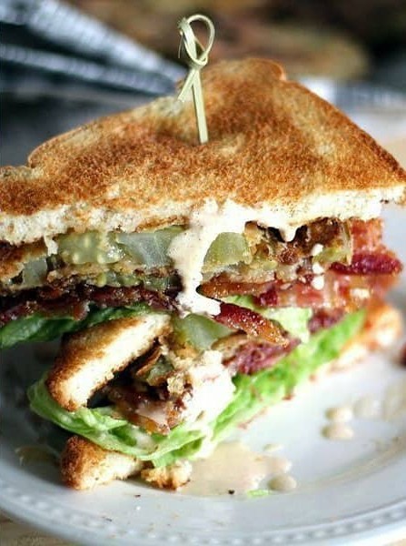 Fried Green Tomato BLT Sandwich