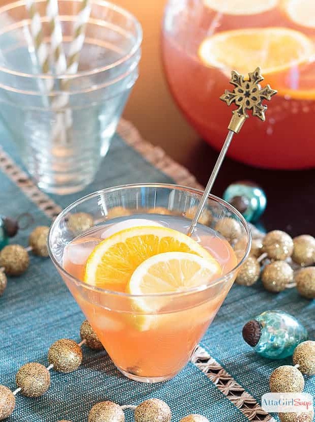 Bourbon & Vodka Spiked Party Punch