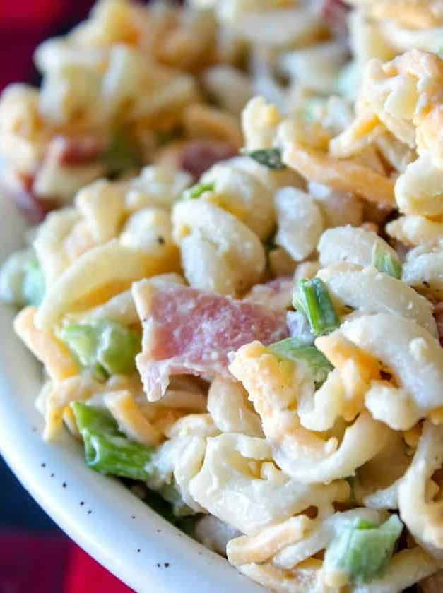 Low Carb Chicken Bacon Ranch Pasta Salad