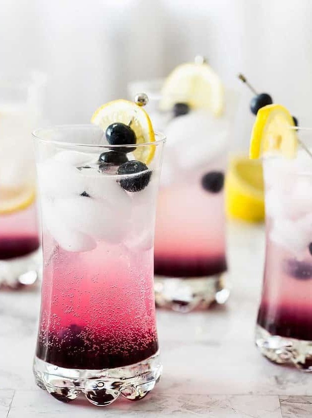 Blueberry Vodka Lemonade Cocktail