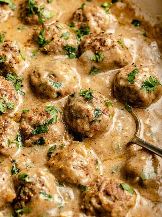 Easy Skillet Swedish Meatballs