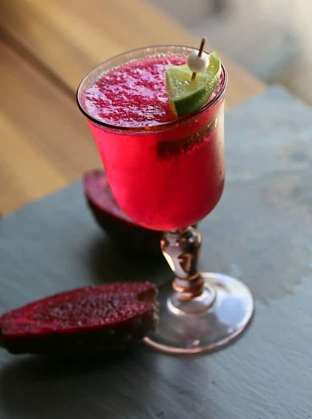 Prickly Pear Champagne Punch