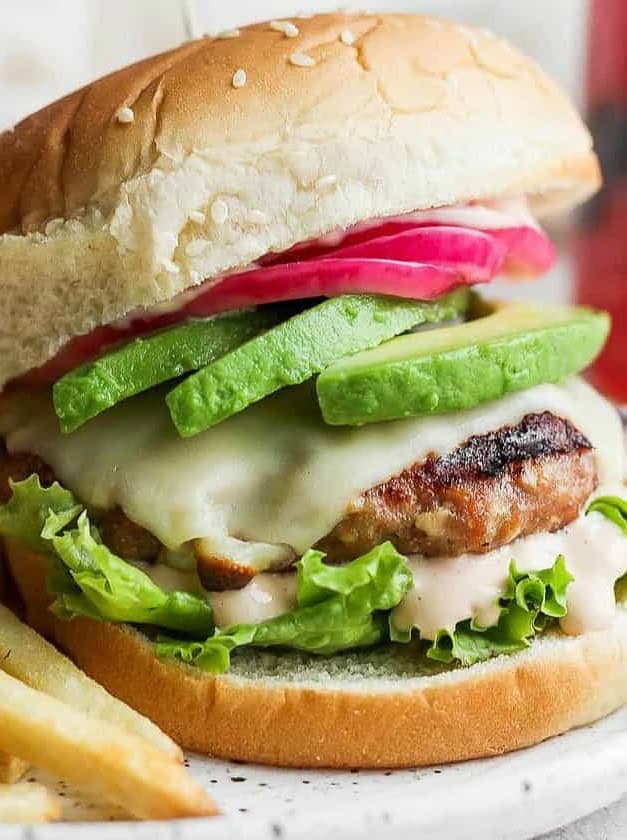 Turkey Avocado Burger