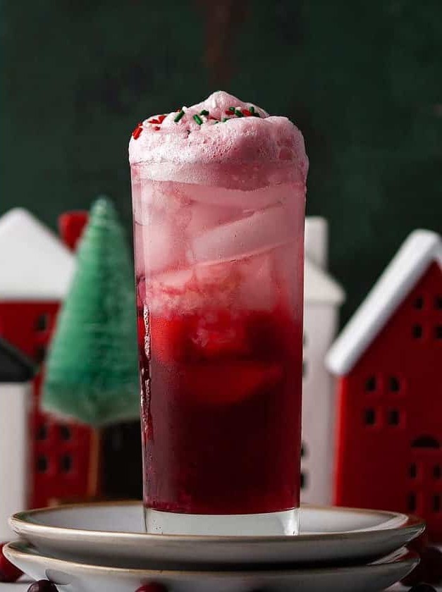 Gin and Cranberry Christmas Cocktail