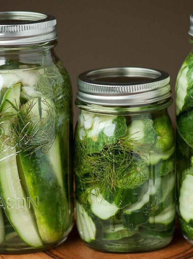 Easy Refrigerator Dill Pickles