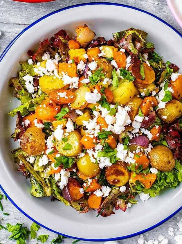 Roasted Vegetable Winter Salad