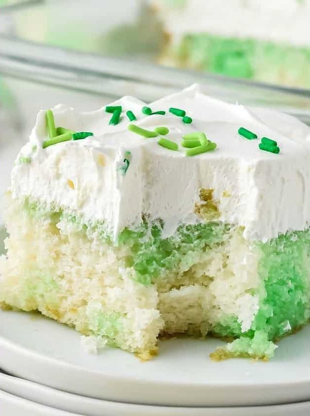 Lime Jello Poke Cake