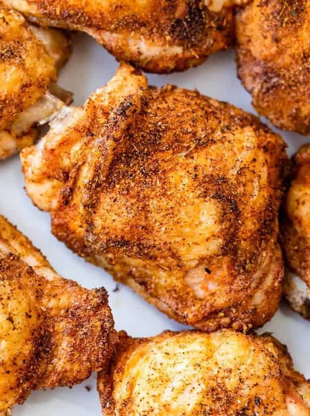 Baked Crispy Chicken Thighs