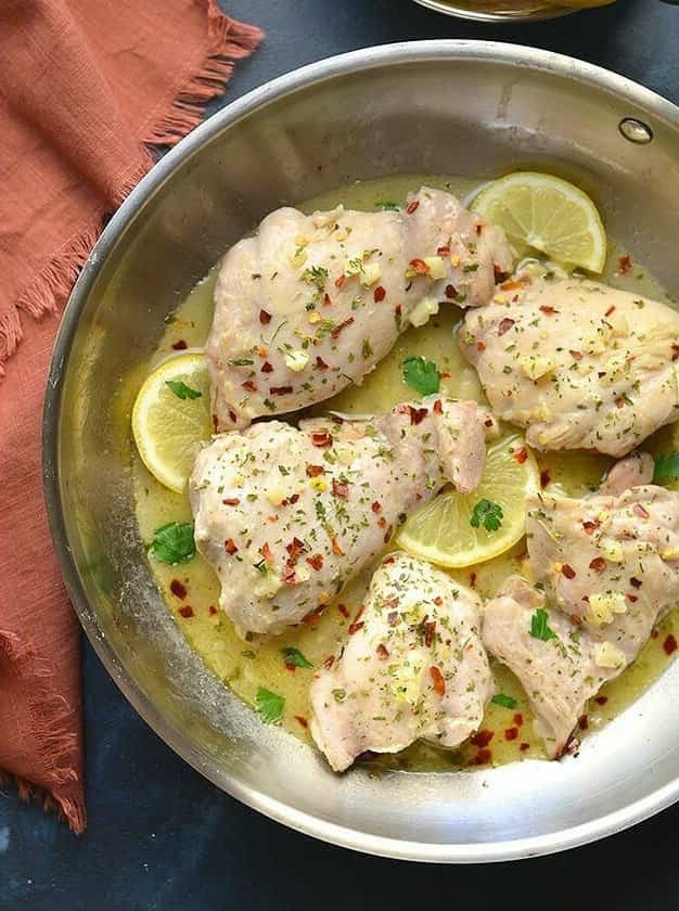 Healthy Lemon Garlic Chicken