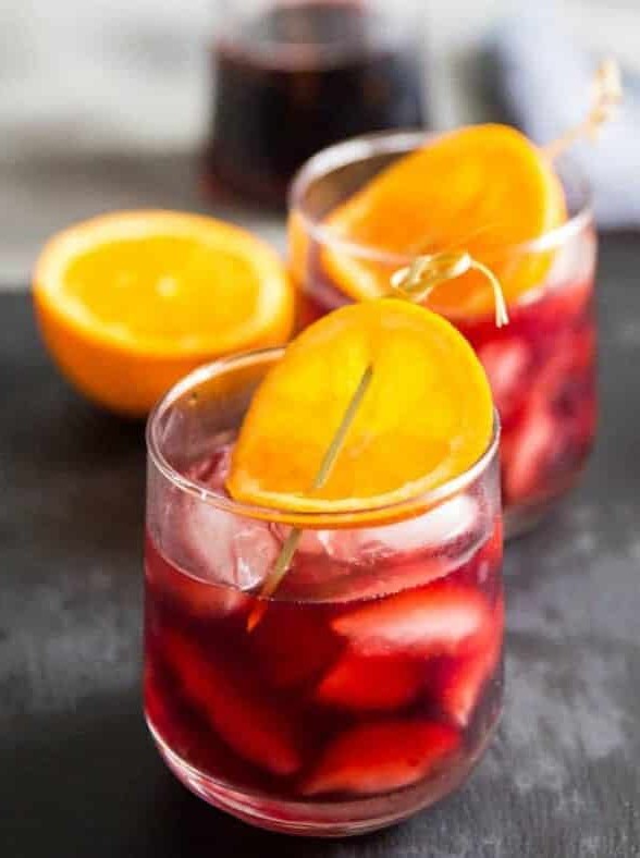 Pomegranate Old Fashioned