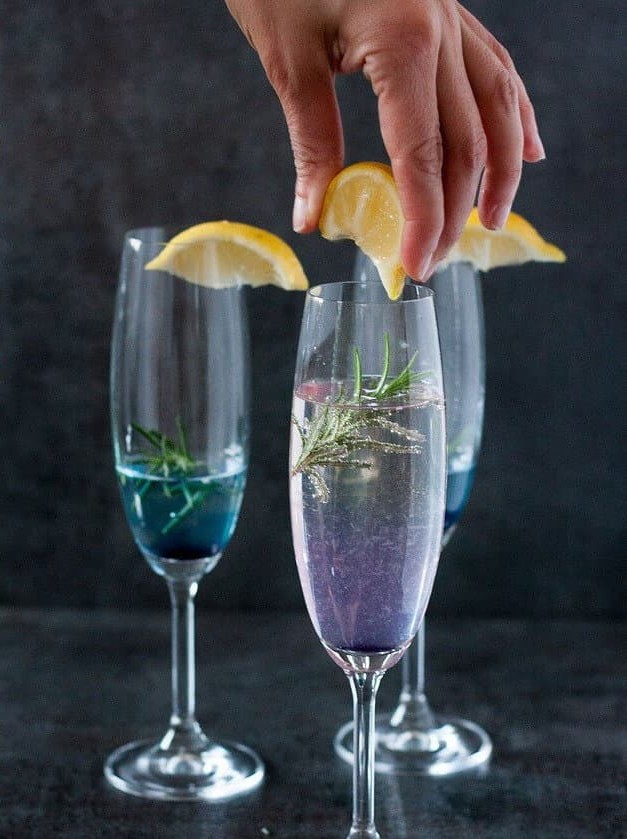 Rosemary 75 Champagne Cocktail