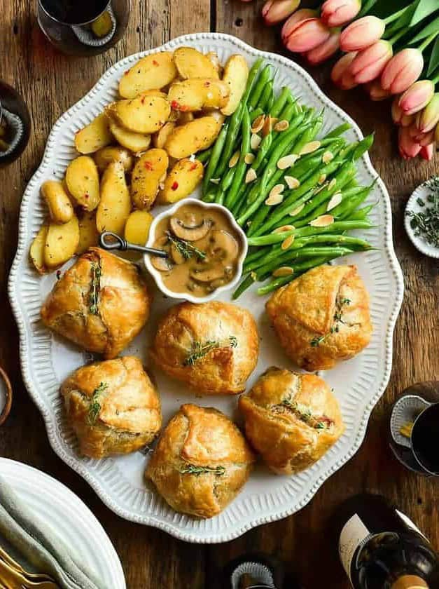 Individual Ground Beef Wellingtons