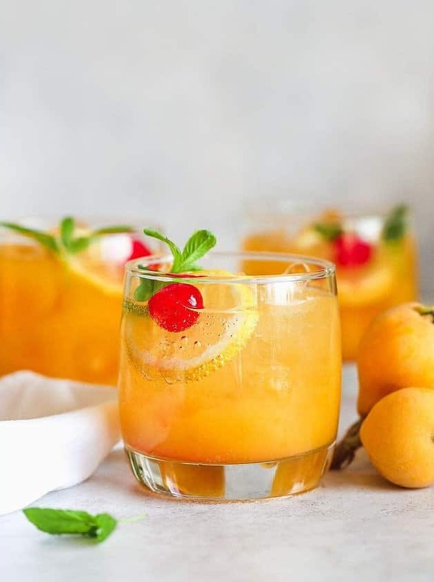 Loquat Vodka Cocktail