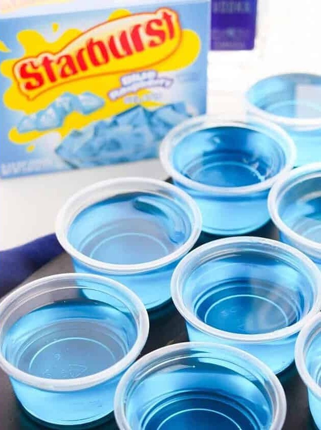 Blue Raspberry Jello Shots