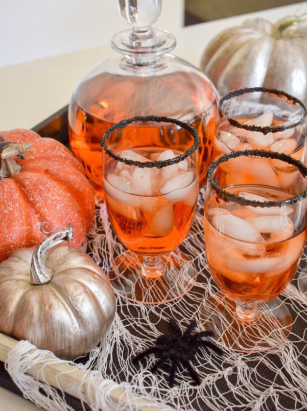 Blood Orange and Vodka Cocktail