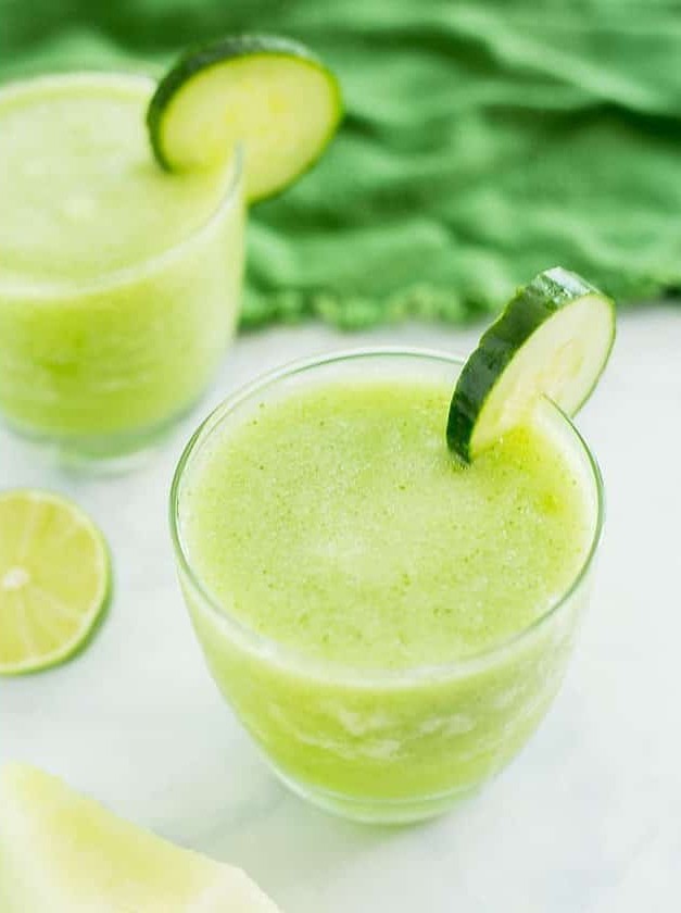 Cucumber Melon Cocktail Slushie