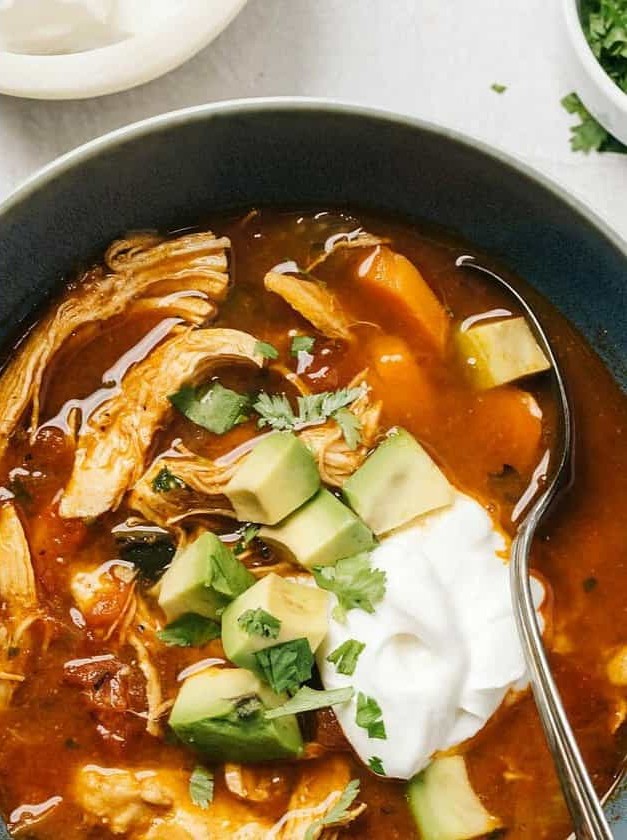 Spicy Chicken Taco Soup