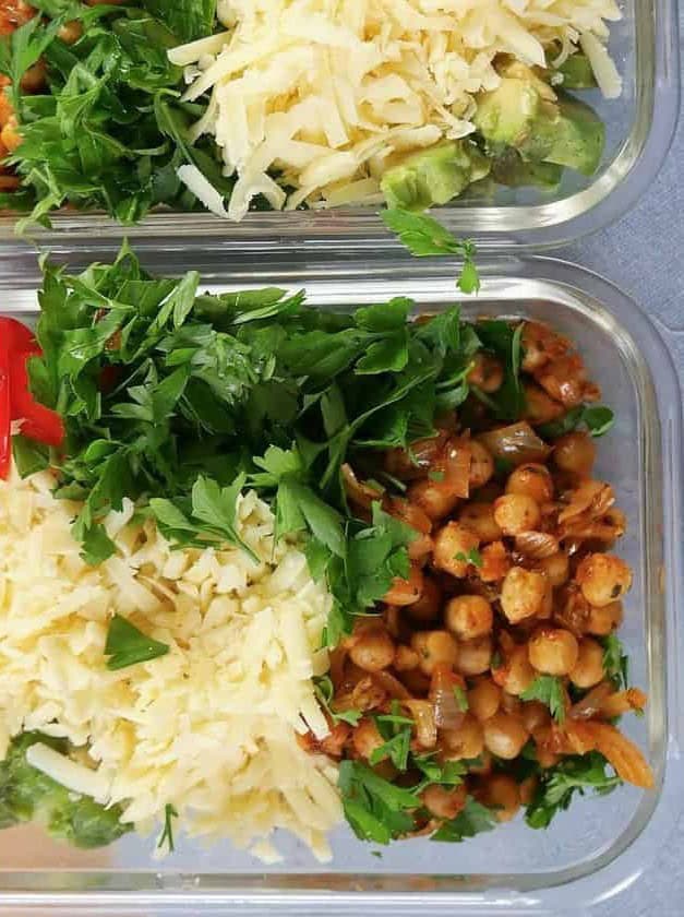 Spicy Chickpea Meal Prep Bowl