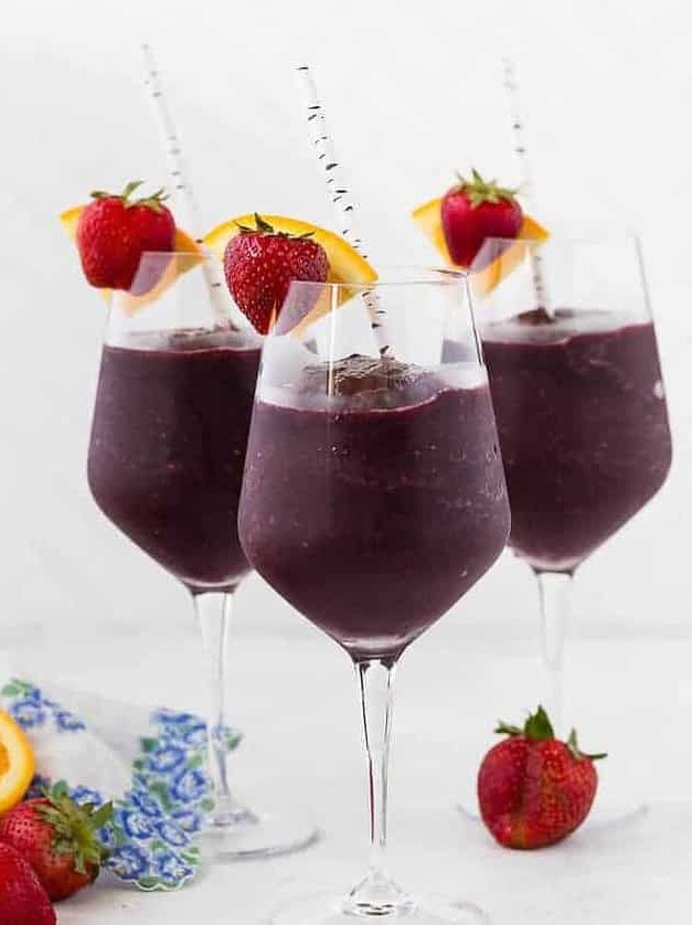 Frozen Sangria Slushie