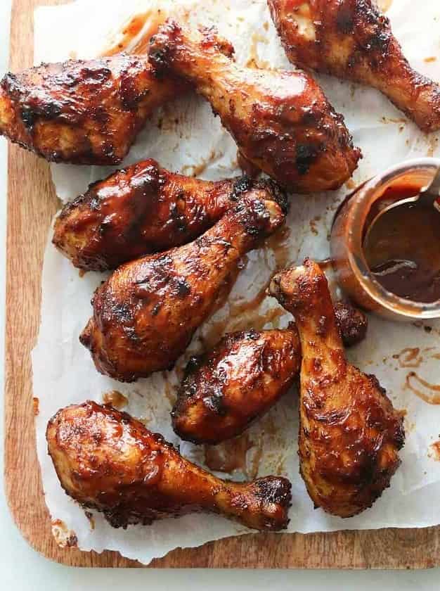 Grilled BBQ Chicken Drumsticks