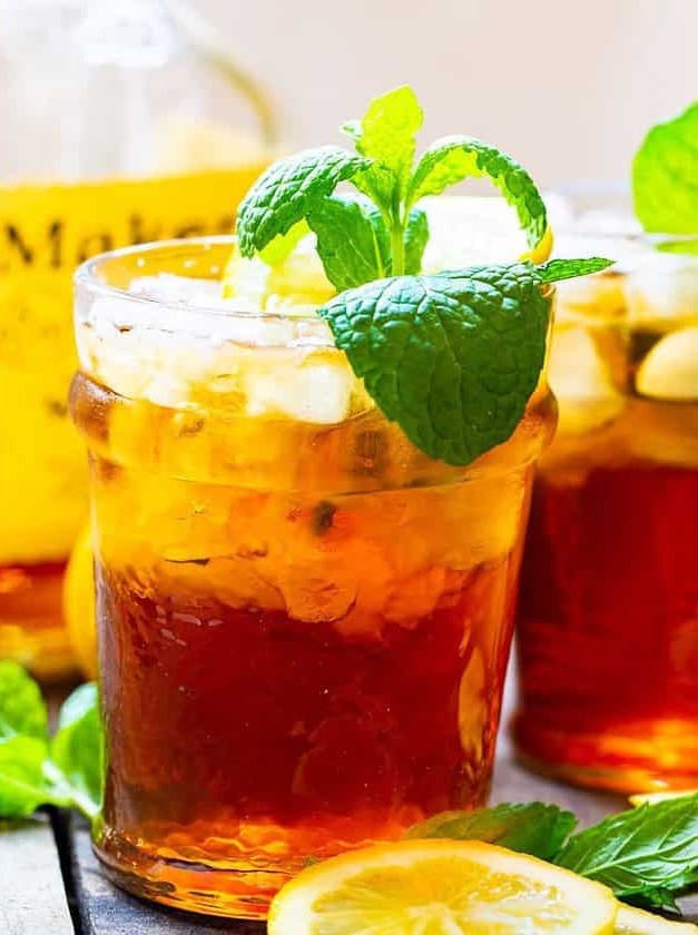 Sweet Tea Mint Juleps