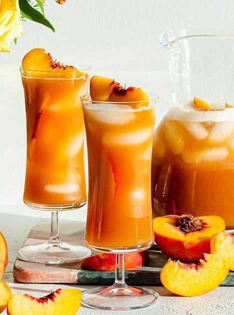 Bourbon Peach Iced Tea