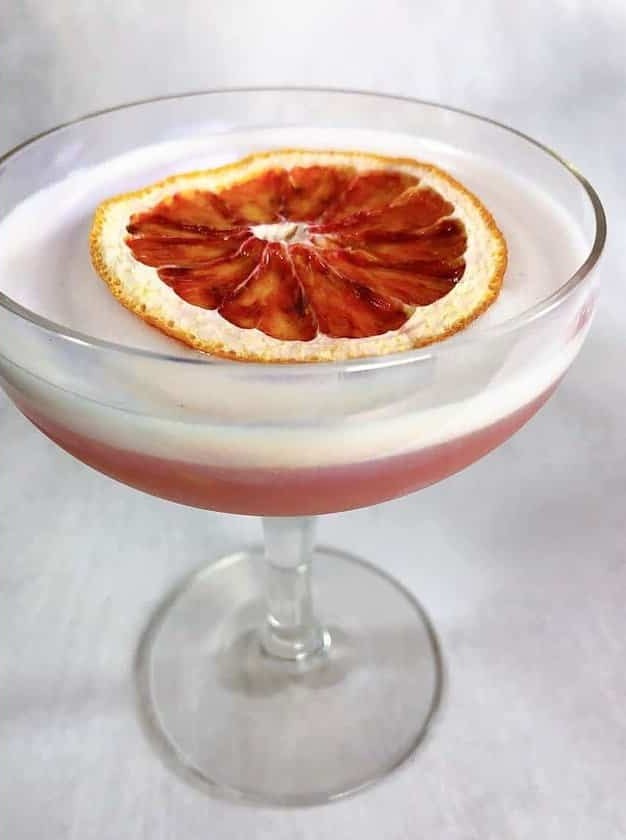 Blood Orange Pisco Sour