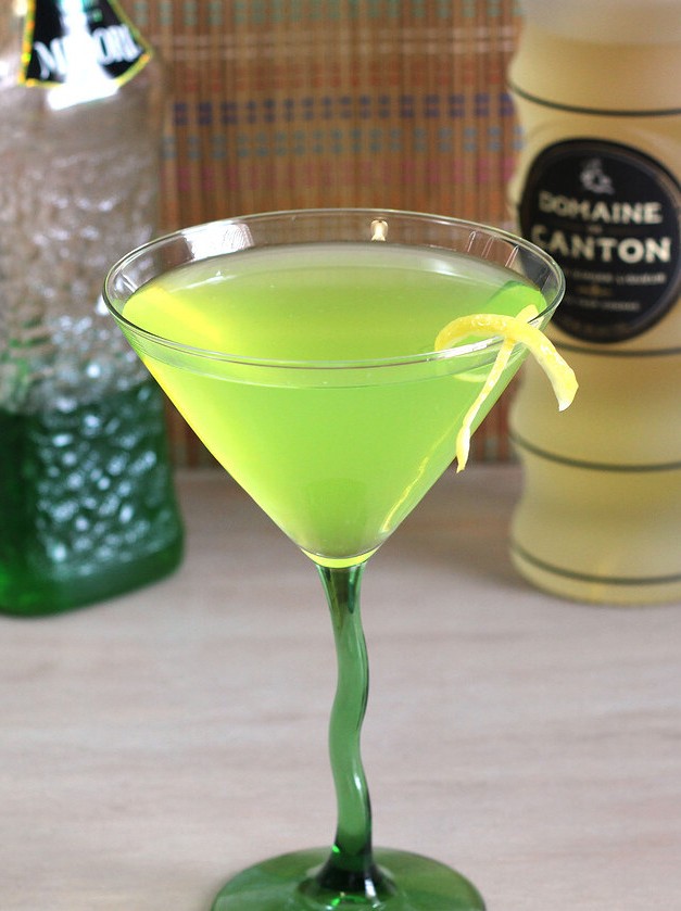 Honeydew-Ginger Martini