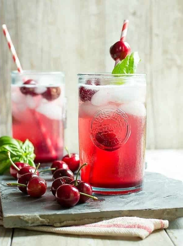 Cherry Basil Soda