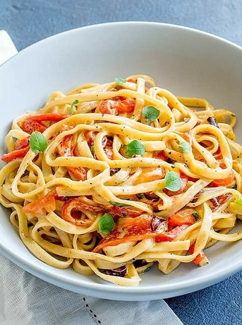 Roasted Red Pepper Pasta