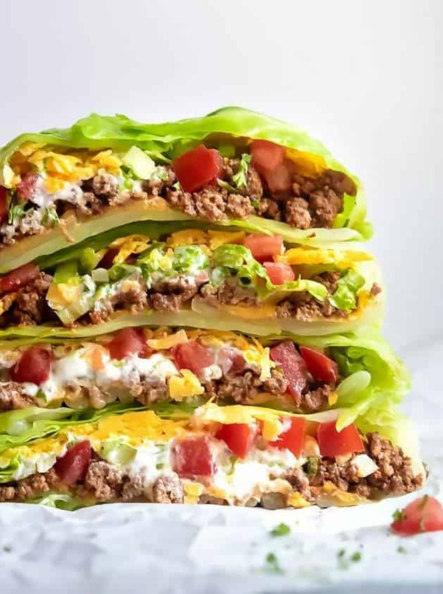 Low Carb Crunchwrap Supreme