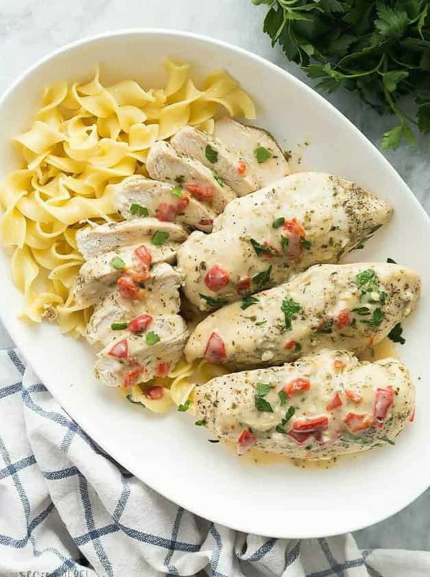 Creamy Italian Instant Pot Chicken Breasts