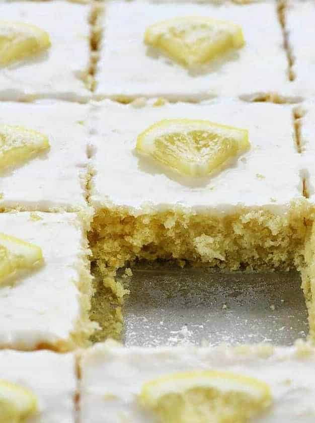 Lemon Sheet Cake