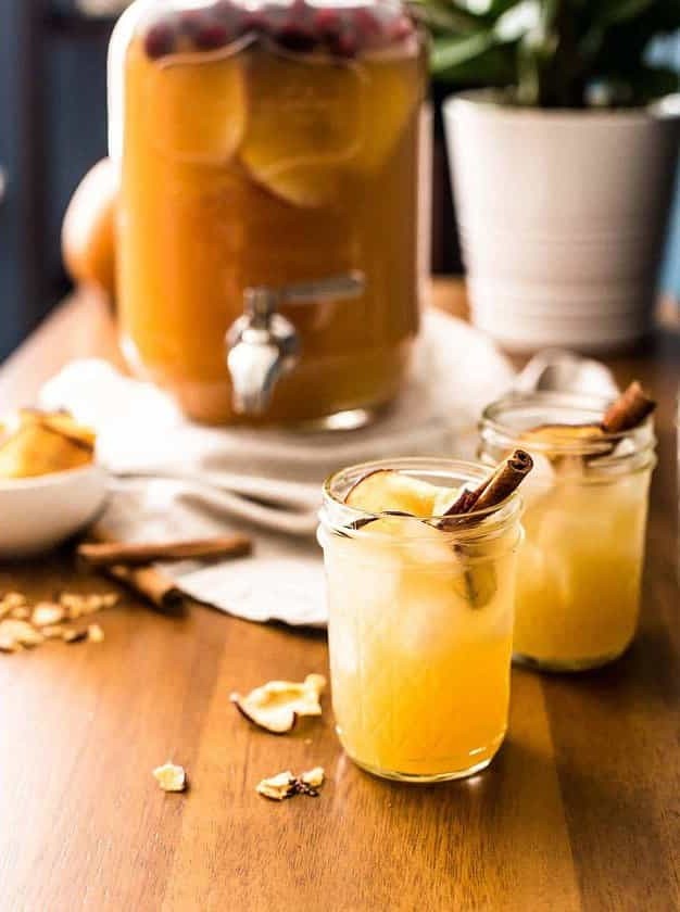 Apple Cider Punch With Bourbon