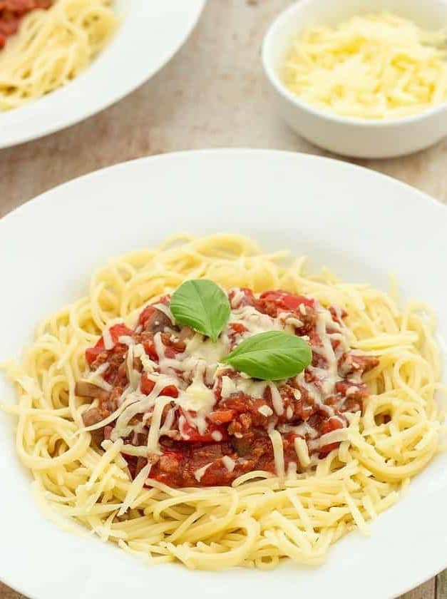 Easy Quorn Bolognese