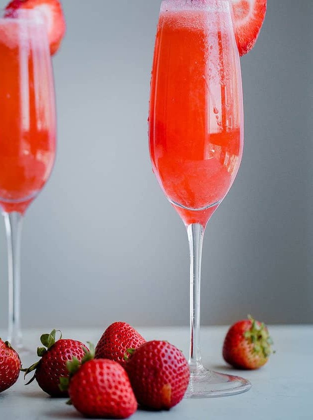 Strawberry Elderflower Sparkler