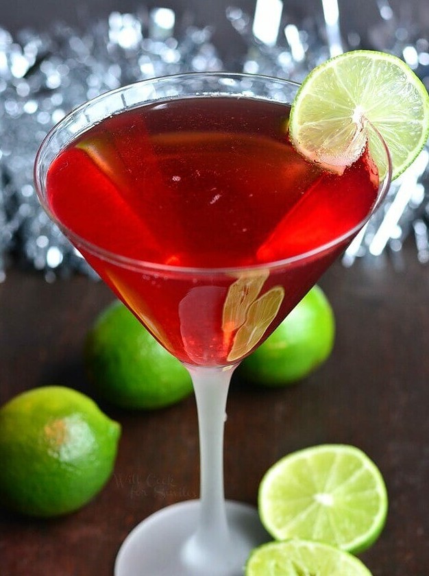 Cosmopolitan Champagne Cocktail