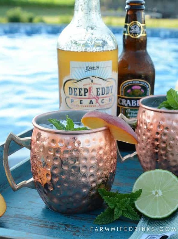 Peach Moscow Mule