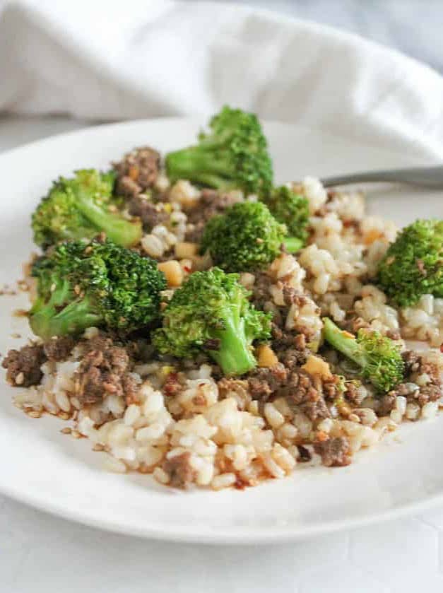 Ground Beef and Broccoli