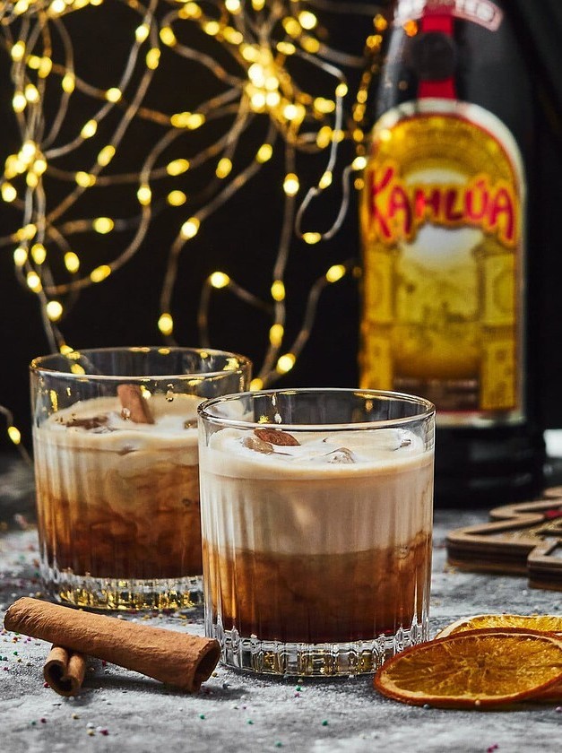 Christmas White Russian Cocktail