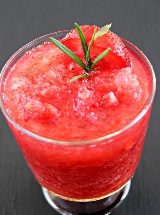 Strawberry Vodka Slush Crush