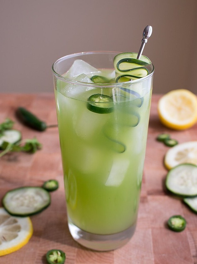 Spicy Cucumber Cocktail